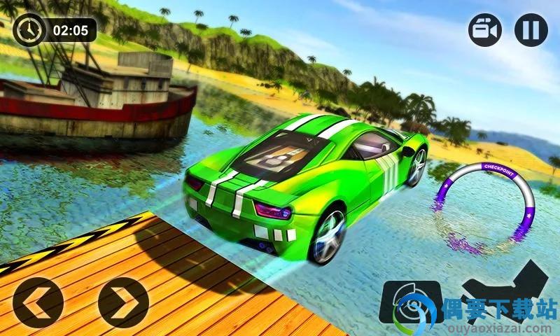 暑假水上冲浪(Mini Car Water Surfing Games)