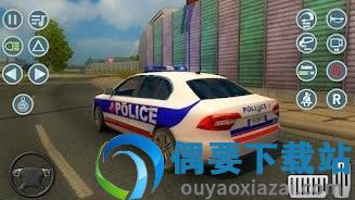 现代警车停车场3D(Modern Police Car Parking 3D)截图3