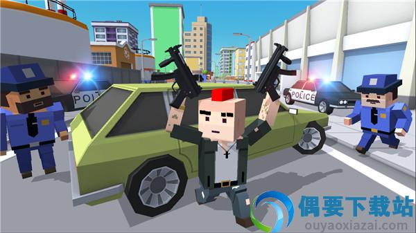 方块人罪恶都市(Cube Crime 3D)截图3