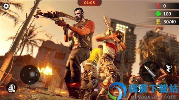死亡之怒僵尸3D射手(Zombie Shooting)-1