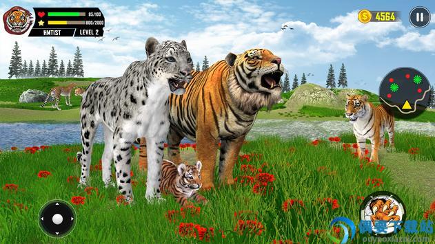 野生老虎动物游戏3D