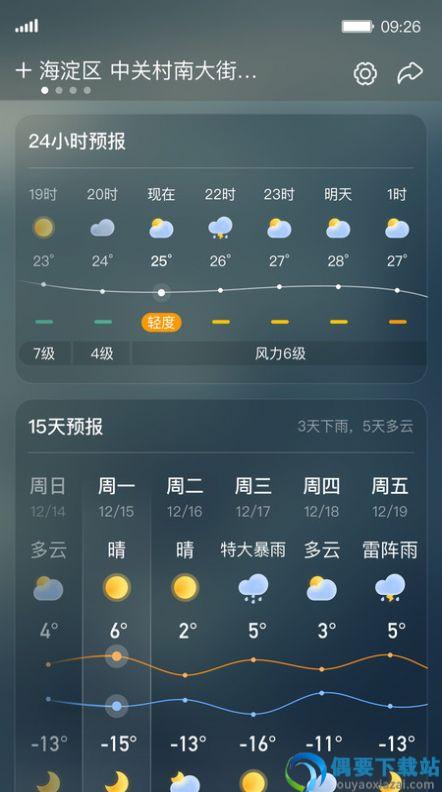 呱呱天气预报APP最新版