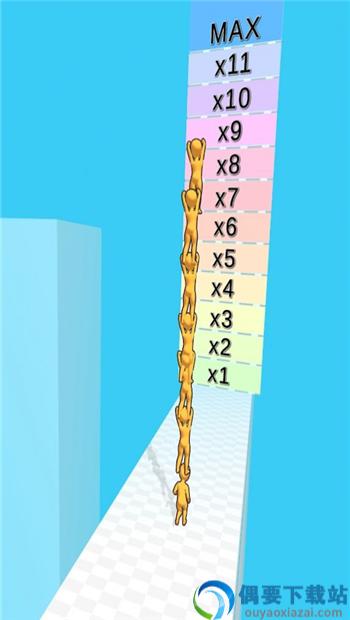 队形障碍跑游戏(Group Stack)