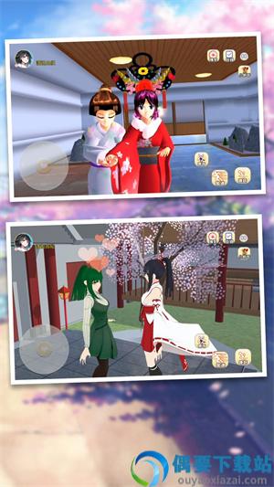樱花校园汉服女生图3