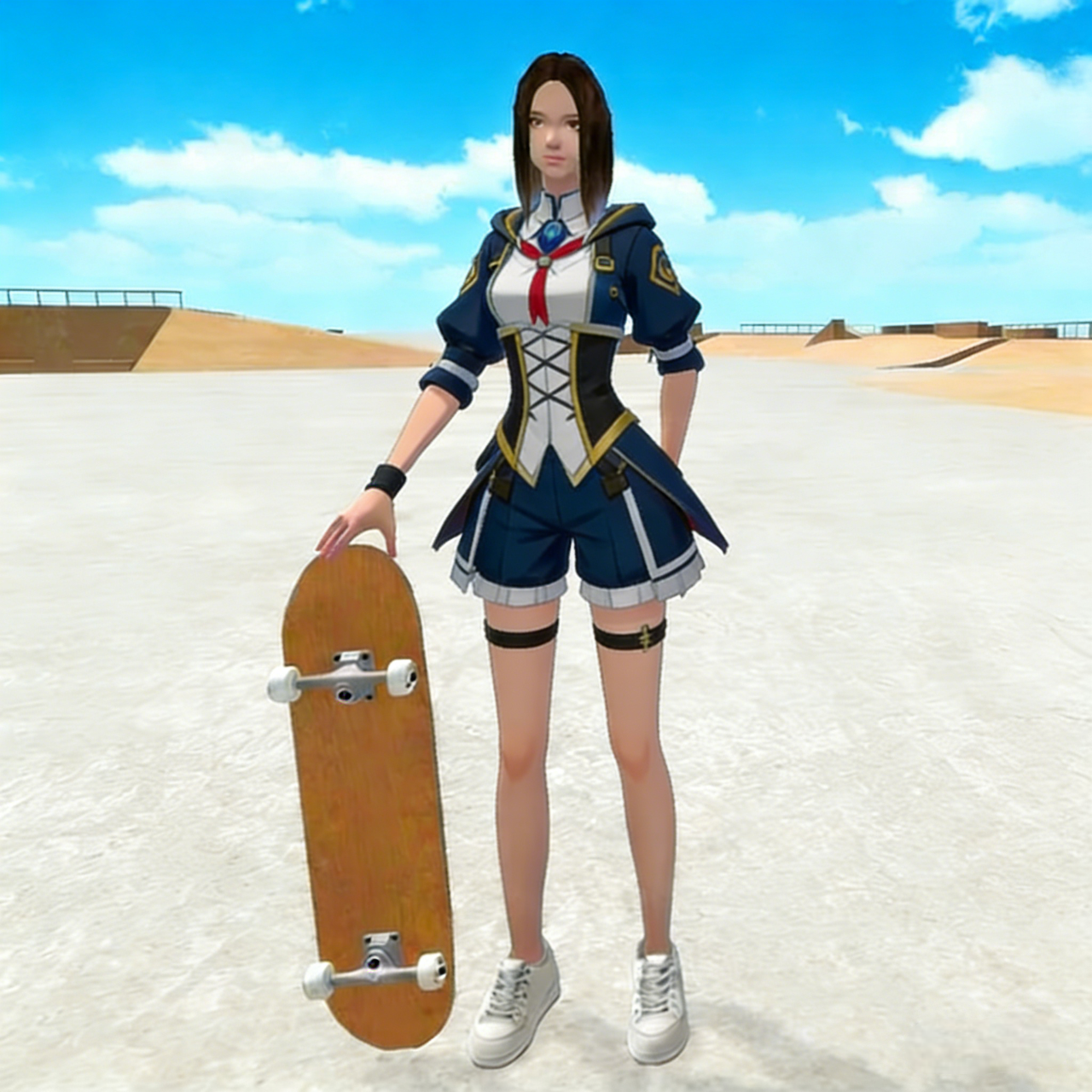 滑板美少女模拟器游戏