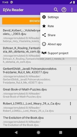 DjVu Reader安卓版截图3