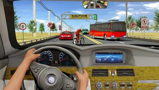 高速交通模拟驾驶(Traffic Highway Racer - Car Rider)截图3