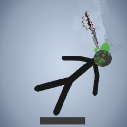 火柴人扔剑决斗游戏