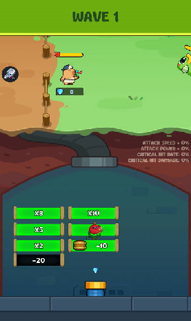 Capybara Fight-Defend Orchard游戏