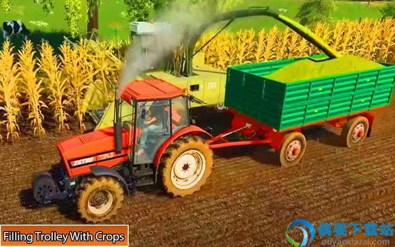 田埂上的驾驶(Tractor Trolley cargo Transport 2021)