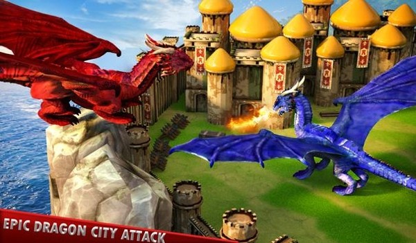 Flying Dragon City Attack游戏截图2