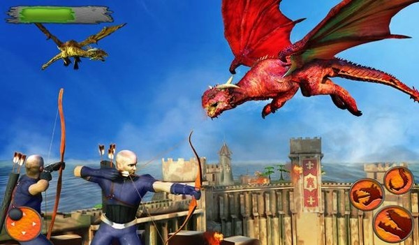 Flying Dragon City Attack游戏截图1