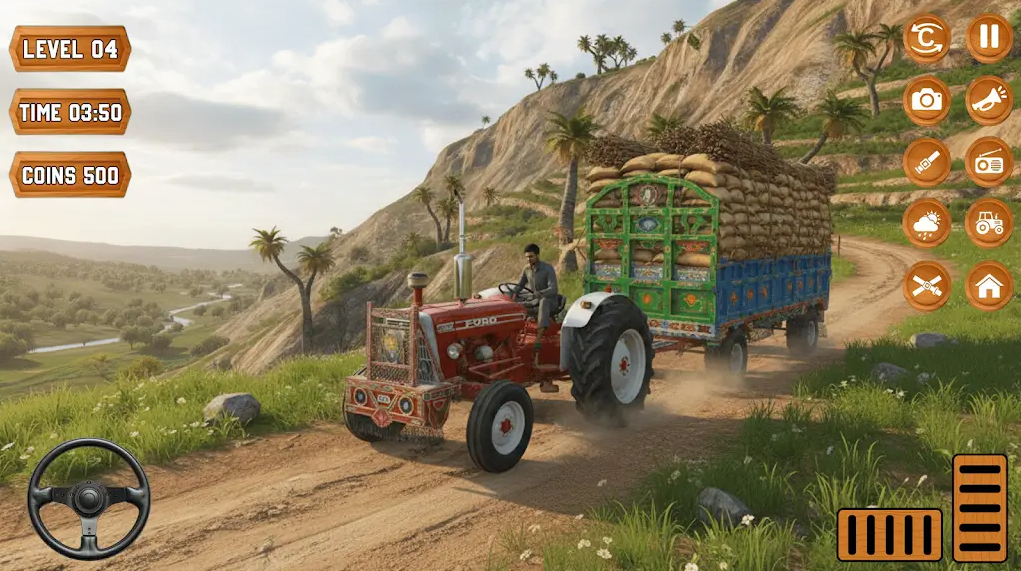 印式农场拖拉机3D(Desi Farming Indian Tractor 3D)游戏