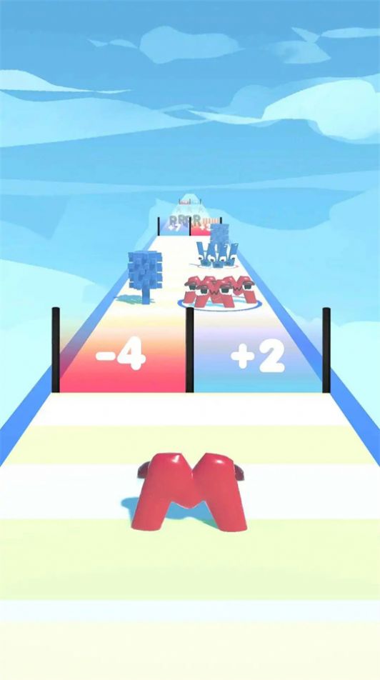 合并字母3D奔跑（AlphabetsRun）游戏截图1
