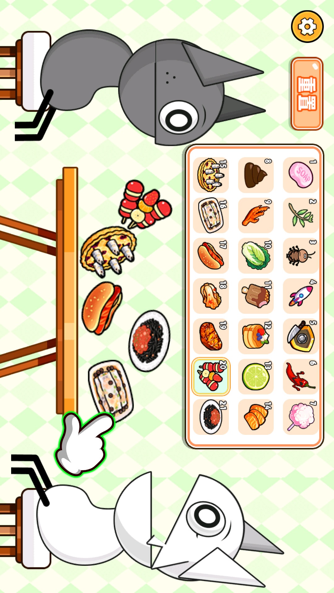 喂食西蒙宝宝游戏