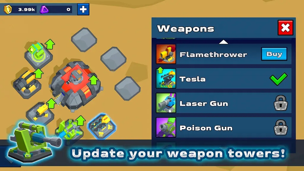 Mega Alien Siege: Turret base游戏截图1
