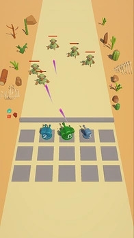 MergeBlasters: Tower Defense游戏截图1
