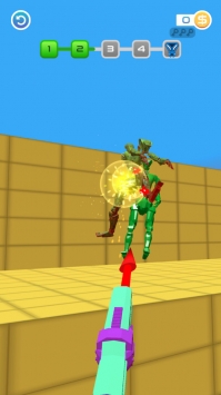 全部射中图1