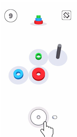 彩色圆圈3D图1