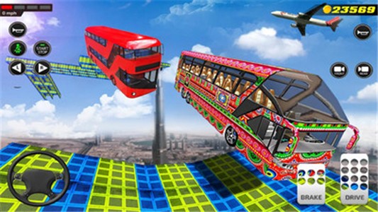 天空轨道巴士驾驶模拟3D图1