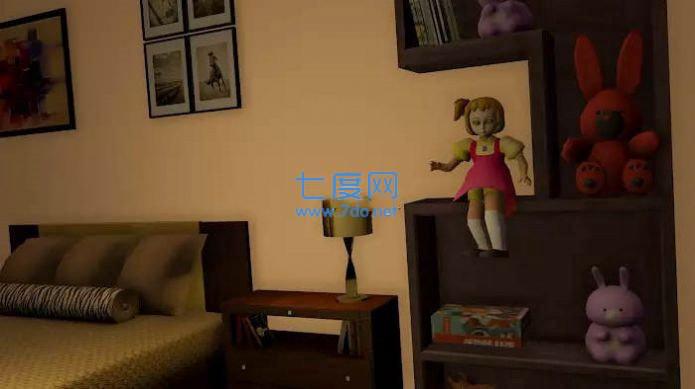 邪恶房子里的可怕娃娃ScaryDollInDarkHauntedHouse图2