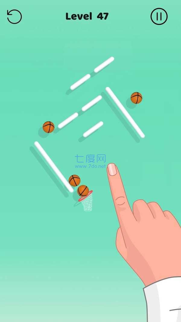 倾斜投篮图2