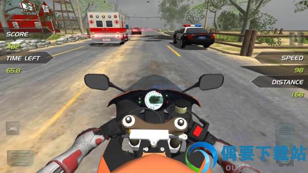 公路摩托车骑手截图2