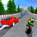 汽车与摩托车比赛Car VS Bike Racing