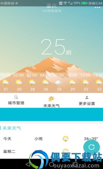 天气预报一周-2