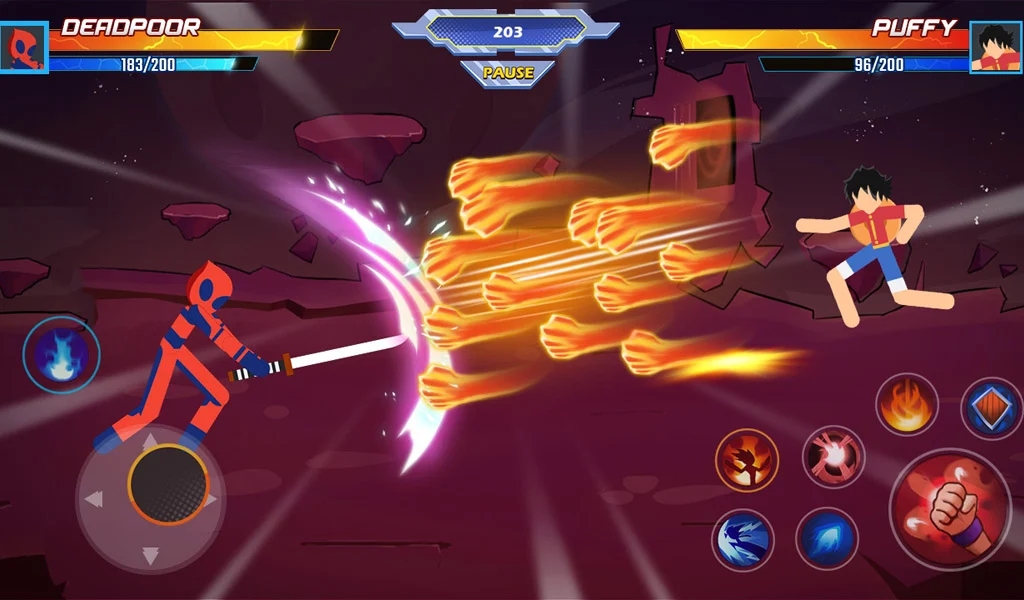 龙武士之战（Stickman Fight: Dragon Warrior）