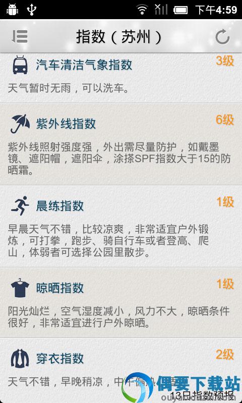 苏州气象截图1