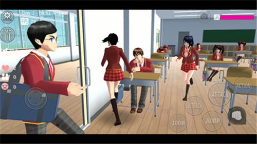 樱花校园模拟器麻花辫图2