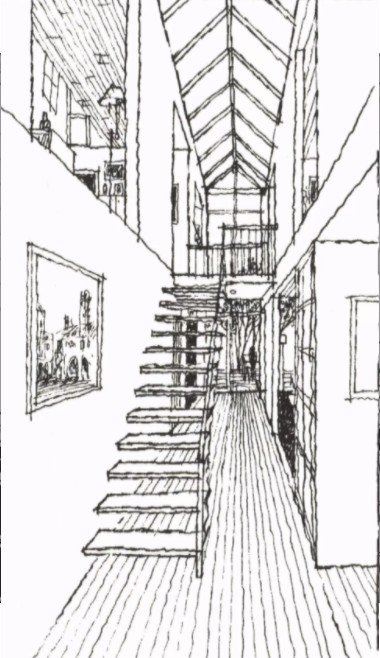 简笔画风合并大楼图2