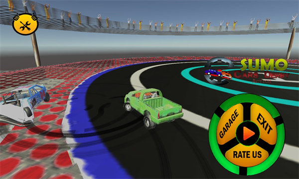 Sumo Car Derby Action图2