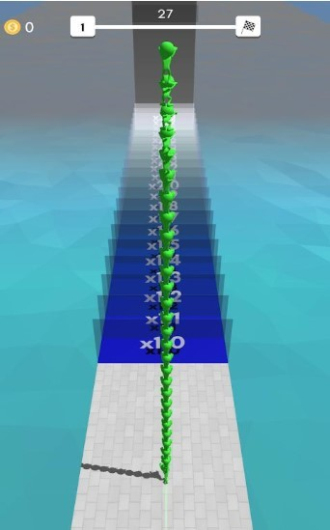人群赛跑者