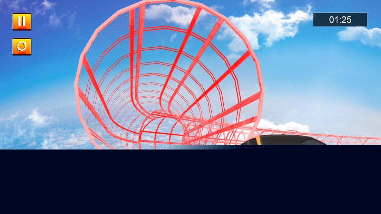 疯狂汽车驾驶模拟器：巨型坡道汽车特技图9