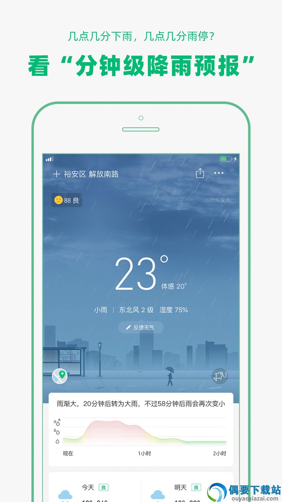 彩云天气几点几分下雨最新版截图3