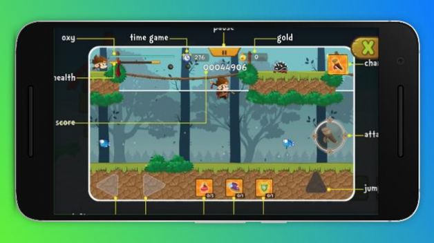 猴子丛林狂奔游戏安卓版（Monkeys Jungle Rush）图3