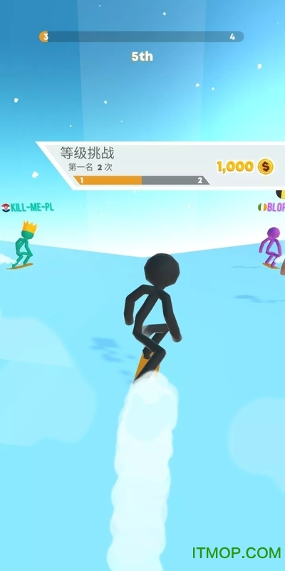 雪地火柴人无限金币版图3