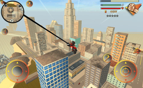 火柴人绳索英雄2游戏手机版下载（stickman rope hero 2）图2