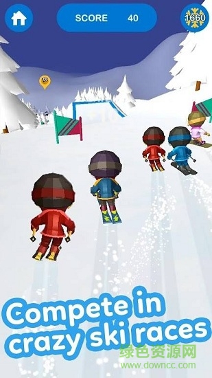 滑雪大冒险3d版图2