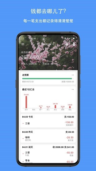 钱迹记账图1