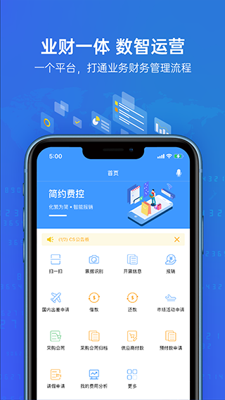简约费控