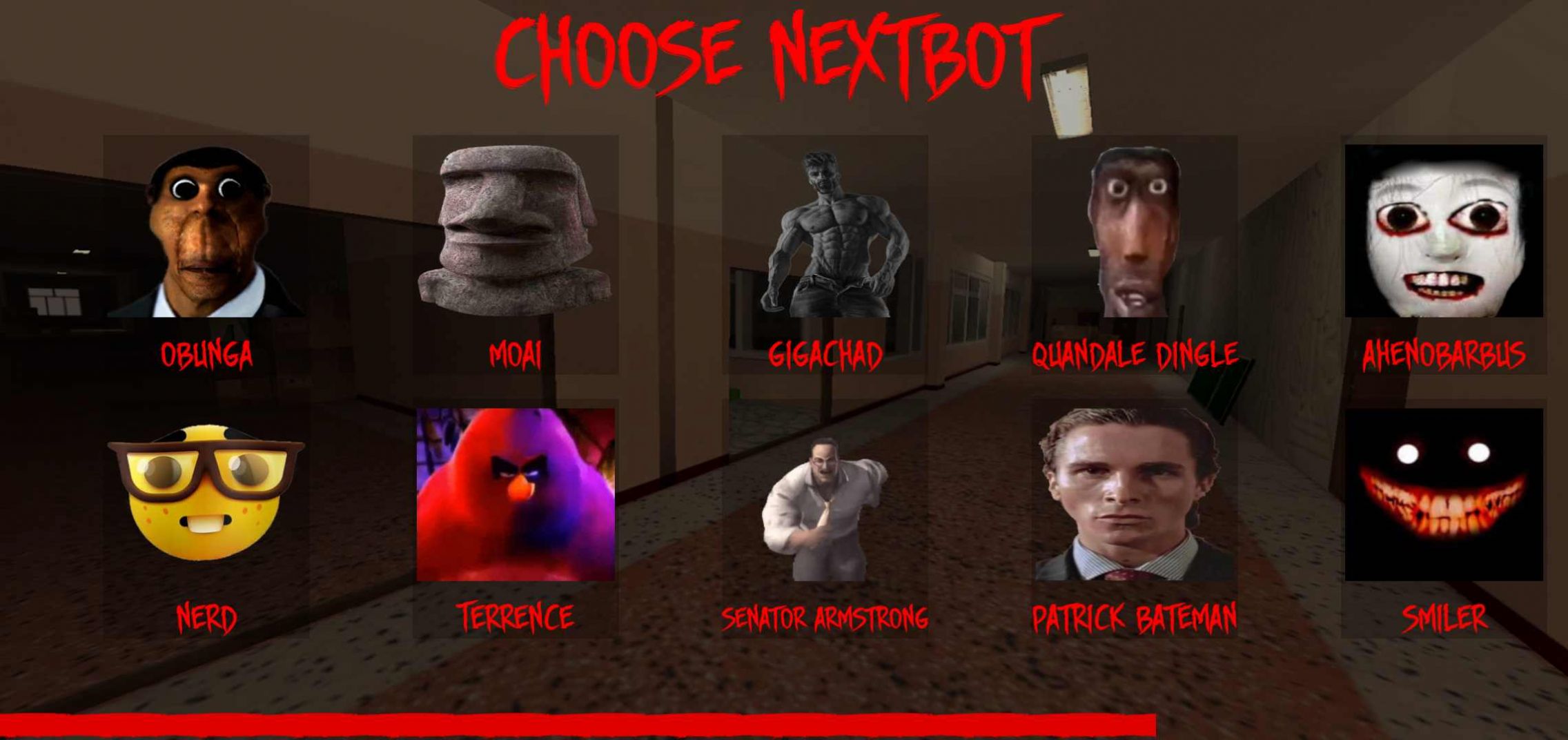 Nextbot追逐无限体力版图1
