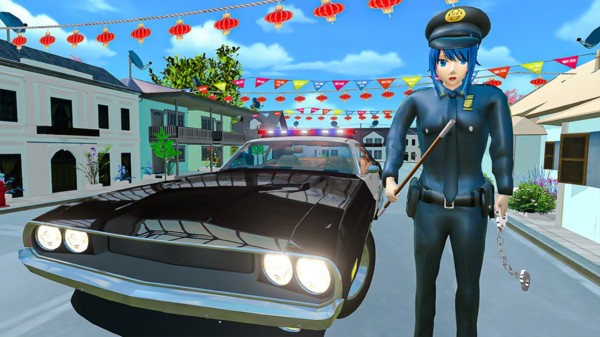 动漫女孩警察图3