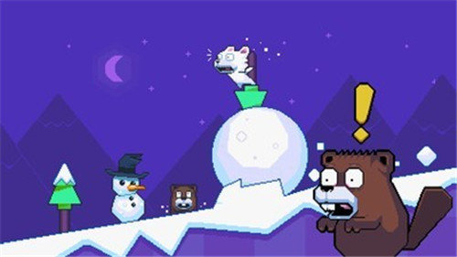 笨熊滚雪球