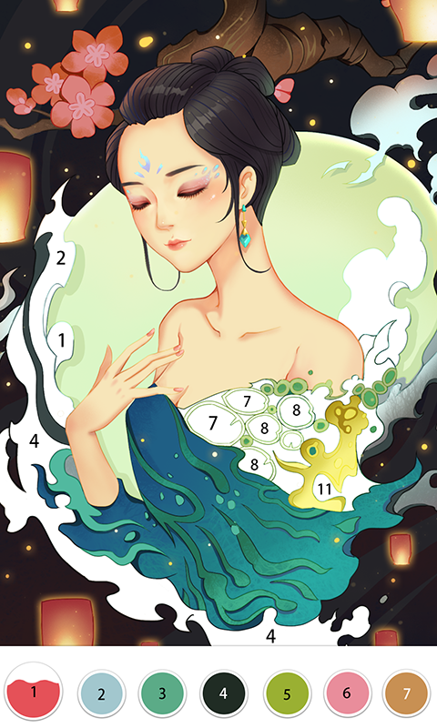 墨涂数字填色手游图3