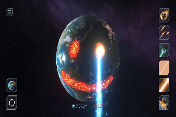 星球毁灭模拟器平面地球图1