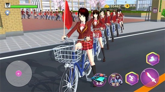 樱花校园的少女