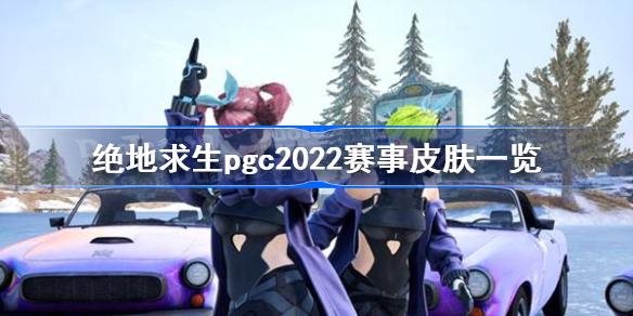 绝地求生pgc2022赛事皮肤一览-绝地求生pgc2022皮肤介绍